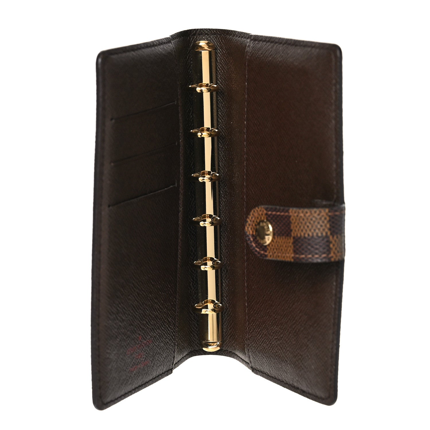 Louis Vuitton Damier Ebene Small Ring Agenda Cover 5 of 8