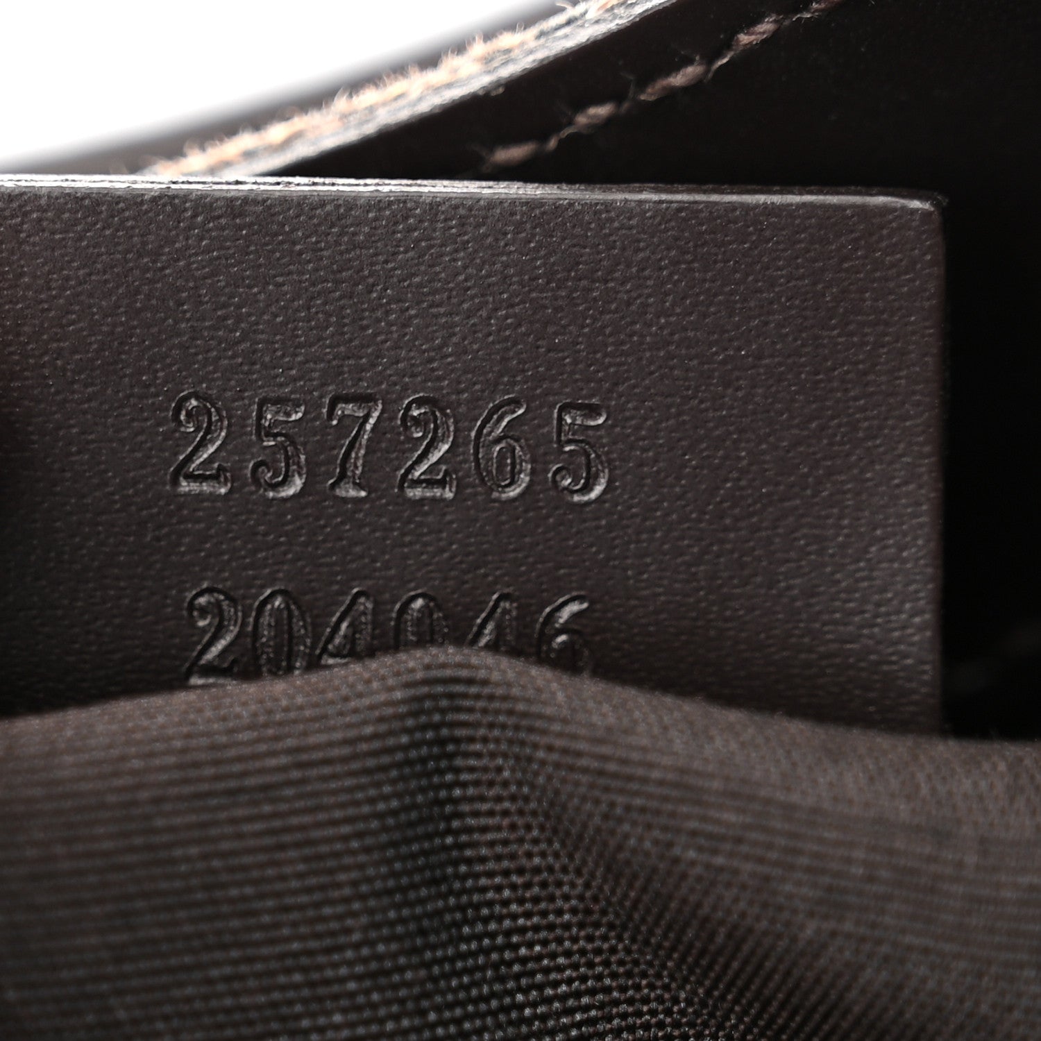 Gucci Monogram Hobo Dark Brown 7 of 10