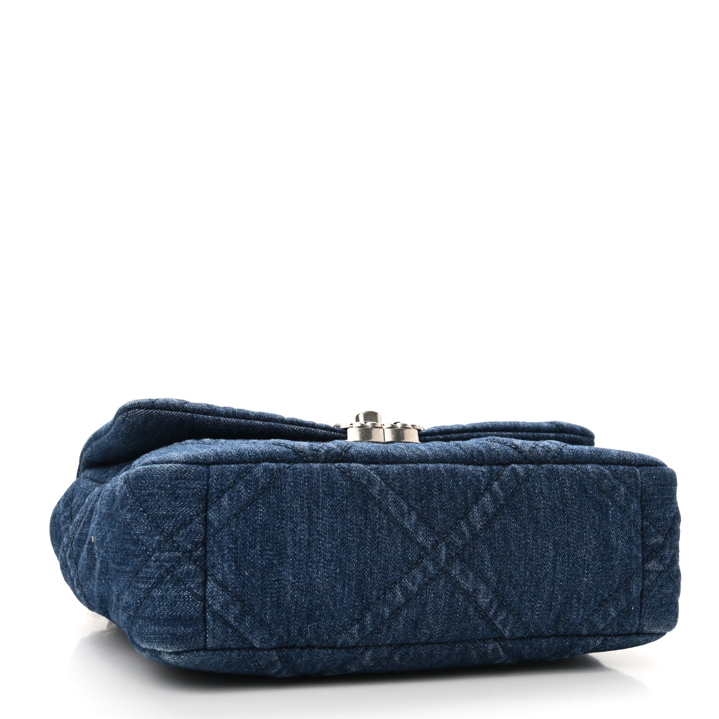 Denim Quilted Medium Chanel 19 Flap Blue