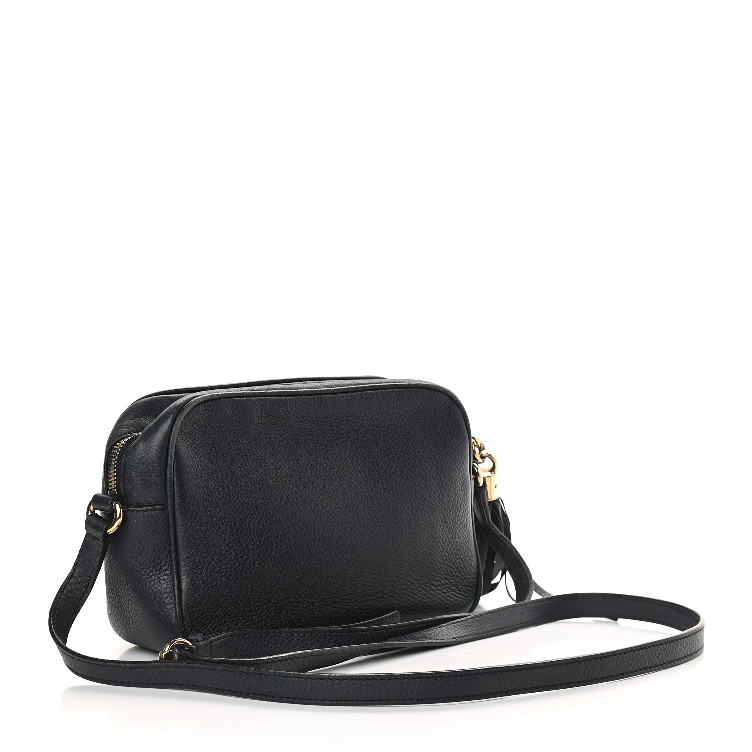 Gucci Pebbled Calfskin Small Soho Disco Bag Black 3 of 12