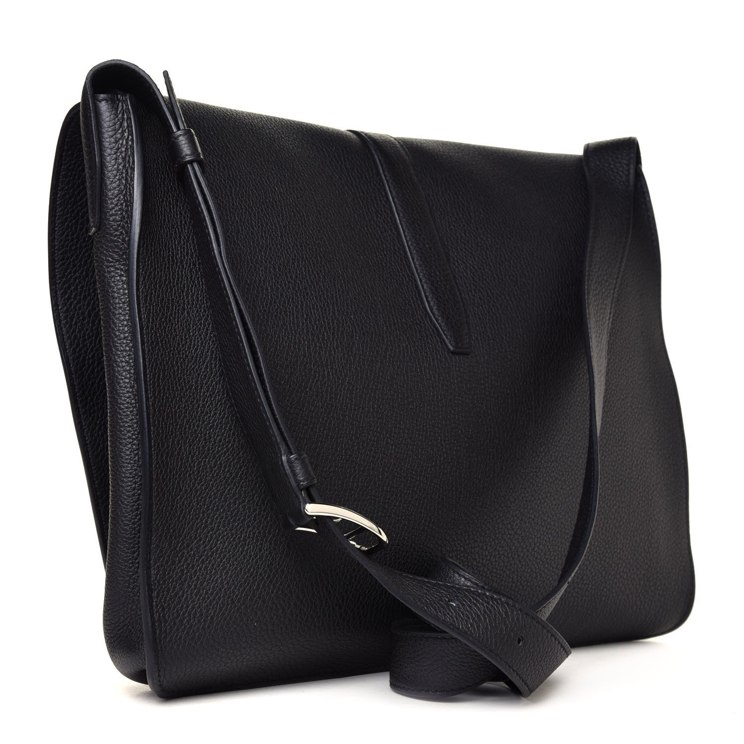 Hermes Togo Steve Light Messenger Black 2 of 5