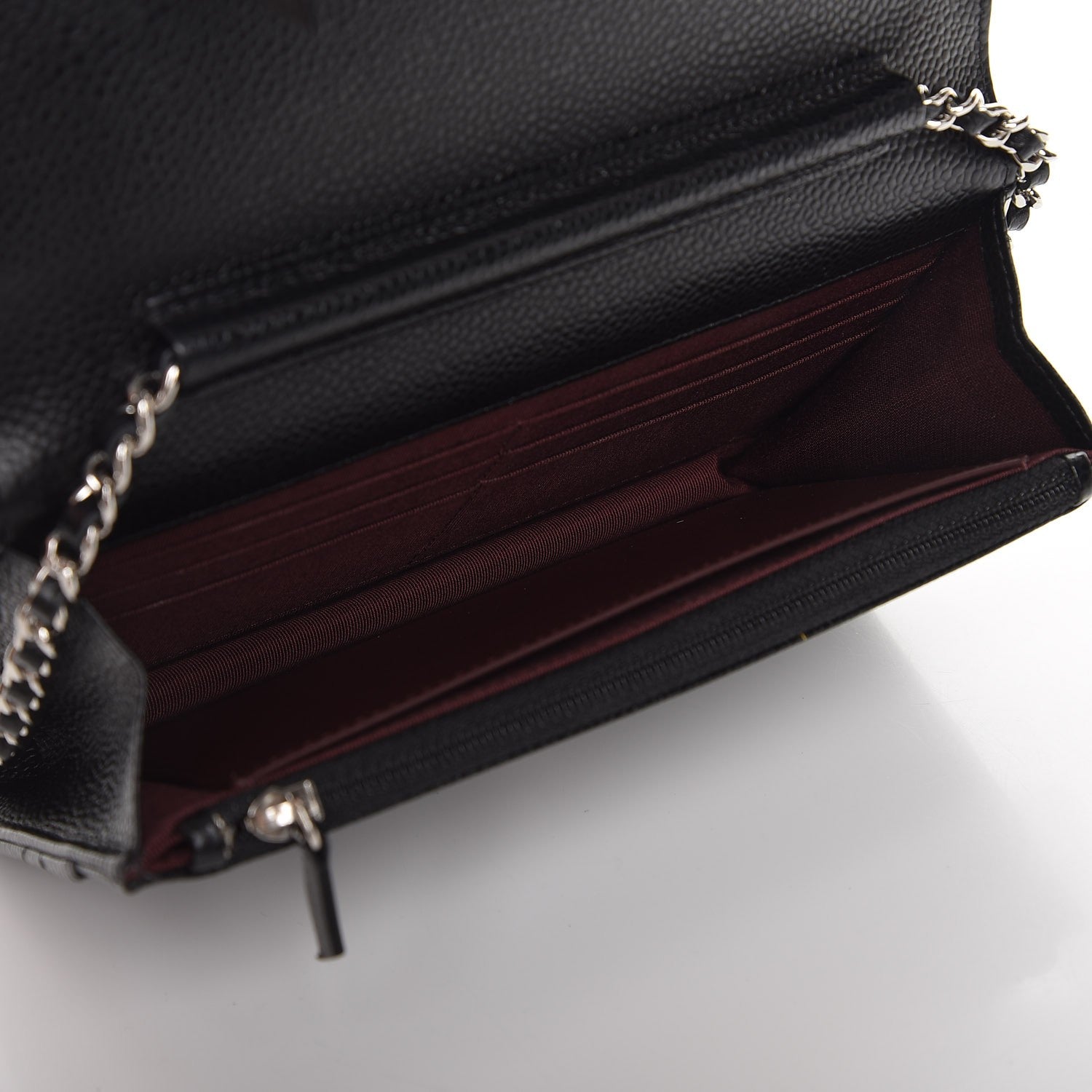 Chanel Caviar Quilted Wallet On Chain WOC Black 5 of 8