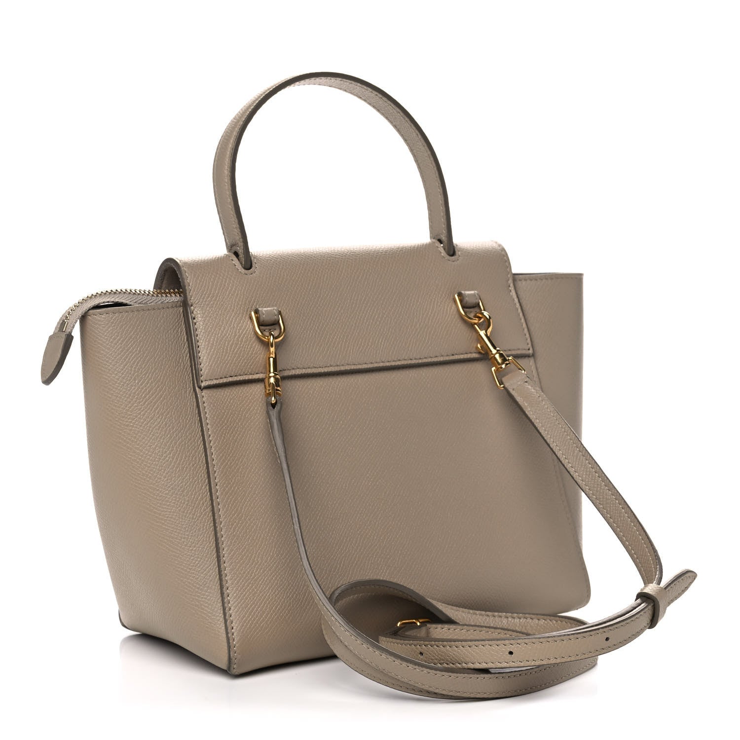 Celine Grained Calfskin Nano Belt Bag Light Taupe 3 of 11