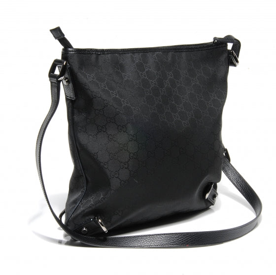Monogram Abbey Messenger Bag Black