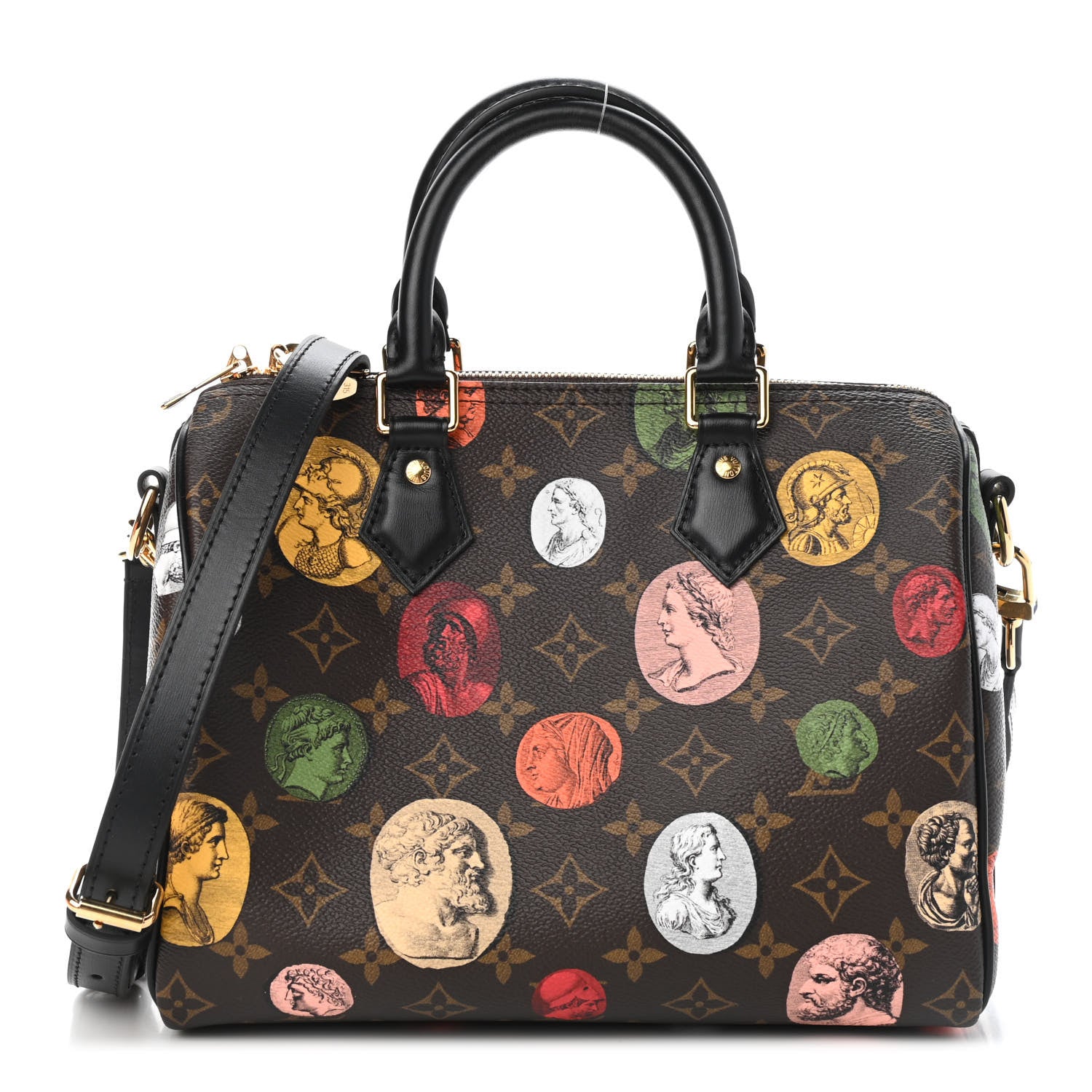 Louis Vuitton X FORNASETTI Monogram Cameo Speedy Bandouliere 25 1 of 7