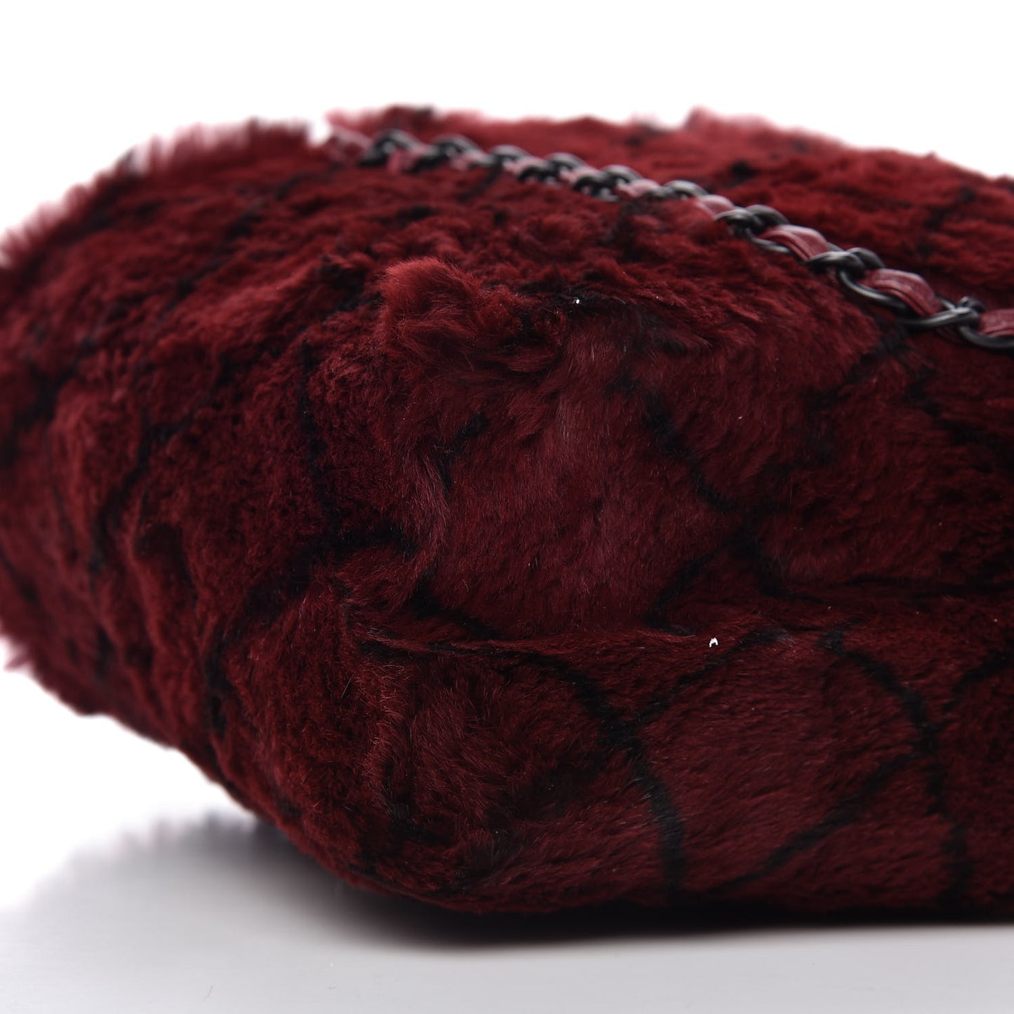 Lapin Fur Quilt Pattern Tote Red
