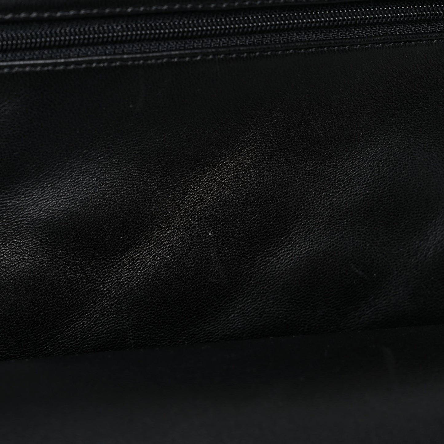 Lambskin Quilted Jumbo Double Flap Black
