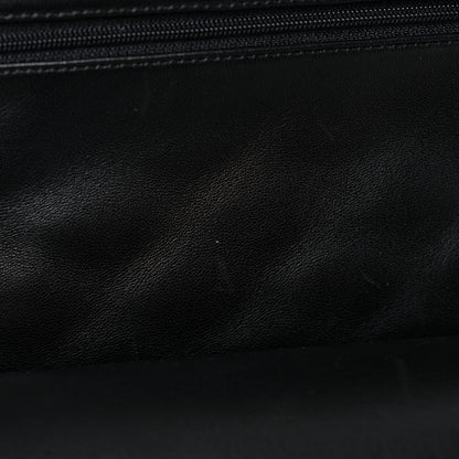Chanel Lambskin Quilted Jumbo Double Flap Black 10 of 16