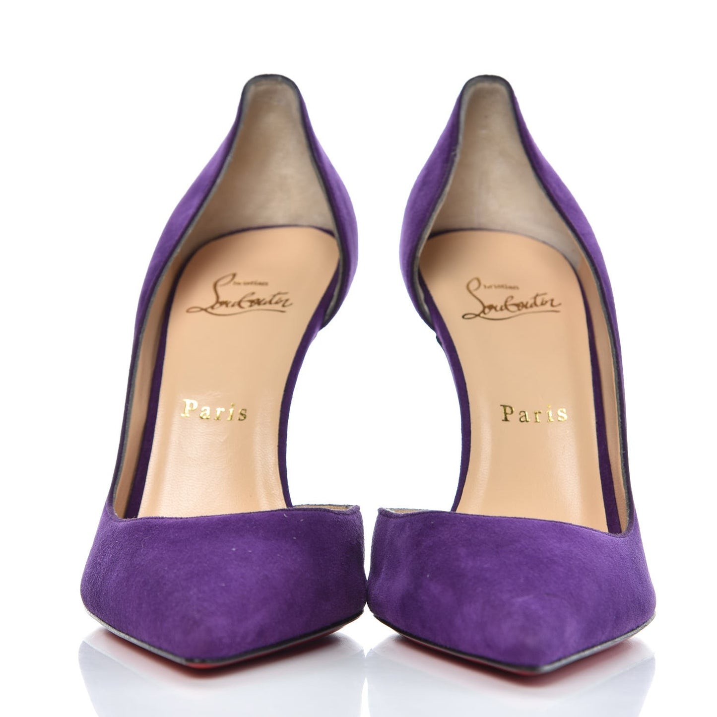 Veau Velour Iriza 100 Pumps 39.5 Violet