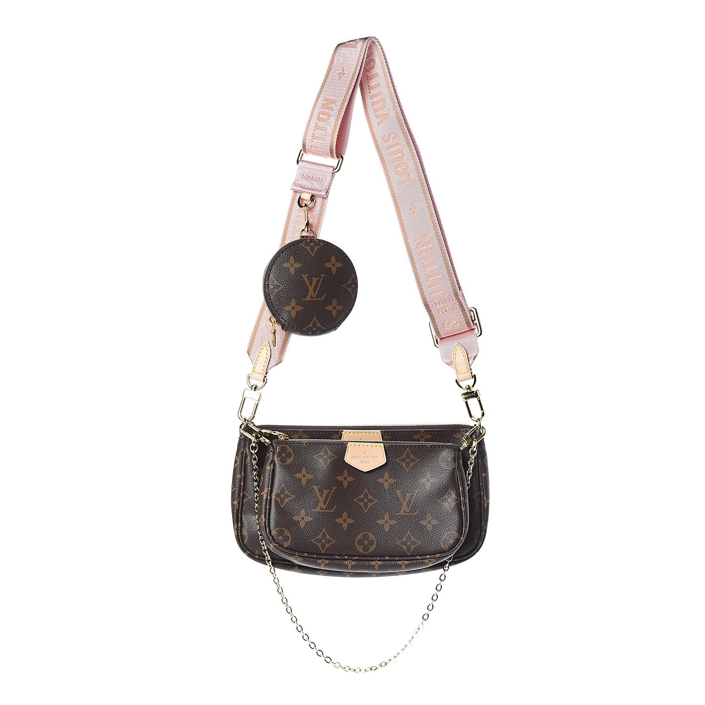 Monogram Multi Pochette Accessories Rose Clair