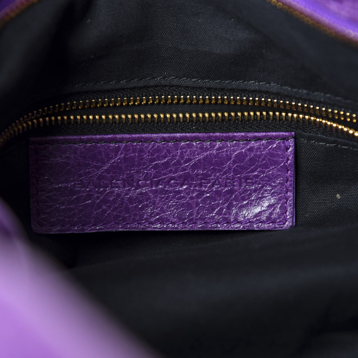Agneau Giant 12 Gold Hardware Velo Ultraviolet
