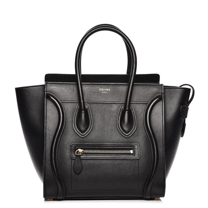 Celine Smooth Calfskin Micro Luggage Black 1 of 16