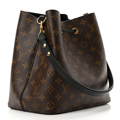 Louis Vuitton Monogram Neonoe MM Black 3 of 9