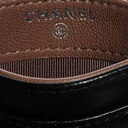 Chanel Lambskin Quilted Card Holder Black 6 of 8