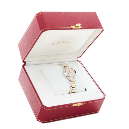 Cartier Stainless Steel 18K Yellow Gold Diamond 28mm Ballon Bleu De Cartier Quartz Watch 5 of 5