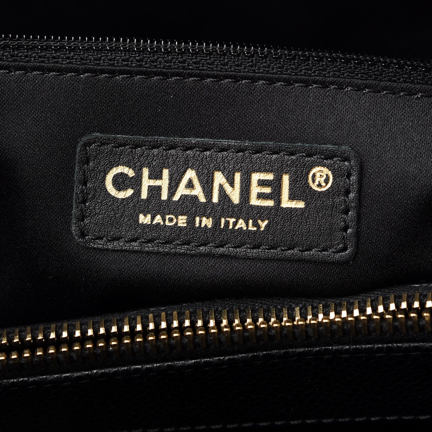 Chanel Caviar Quilted XL Grand Shopping Tote GST Black 6 of 9