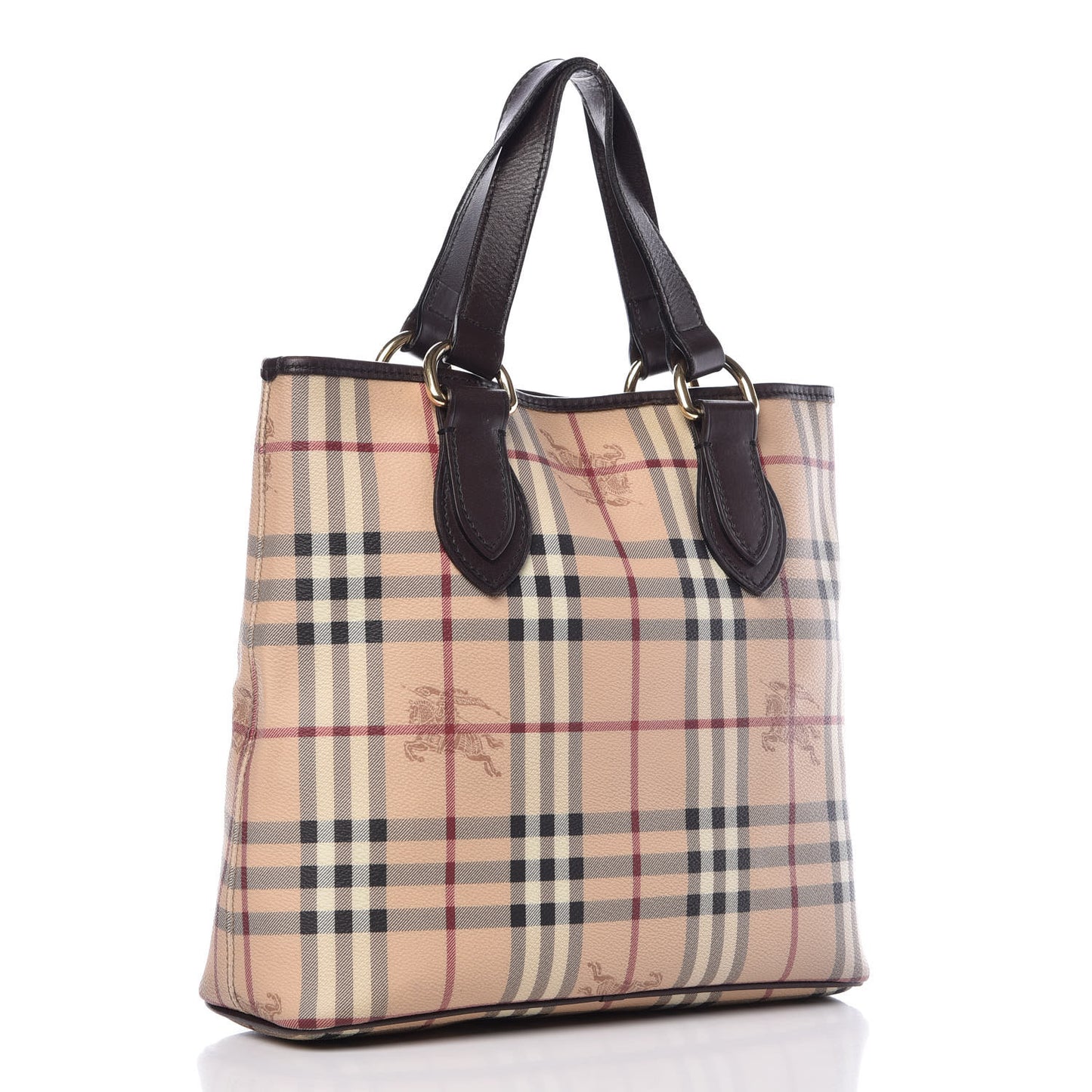 Haymarket Check Small Onslow Tote Chocolate