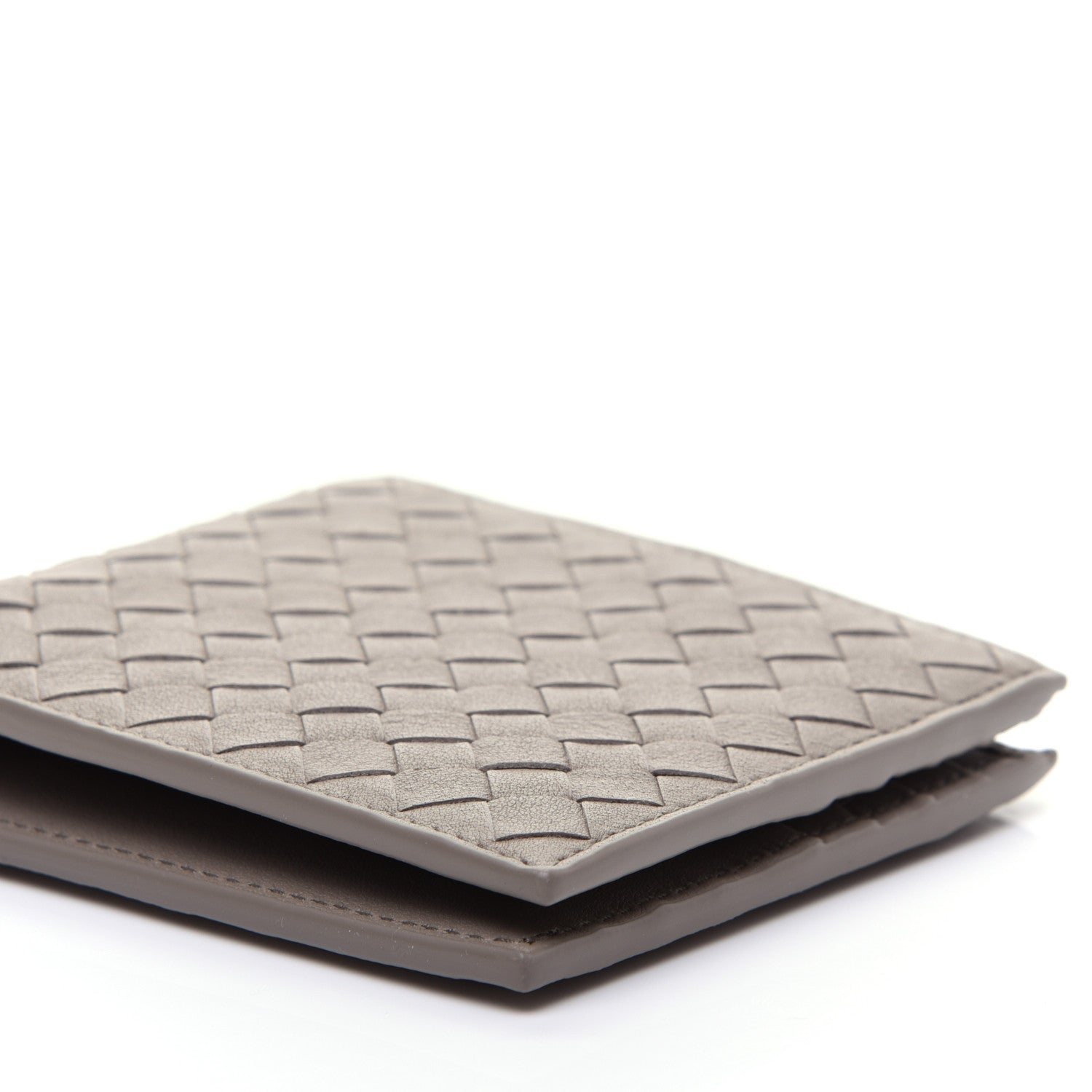 Bottega Veneta Nappa Intrecciato Bi-Fold Wallet Limestone 7 of 9