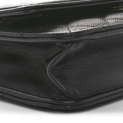 Chanel Caviar Quilted CC Filigree Wallet On Chain WOC Black 10 of 11