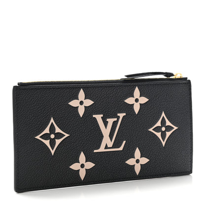 Louis Vuitton Empreinte Monogram Giant Pochette Felicie Zippered Insert Black 3 of 6