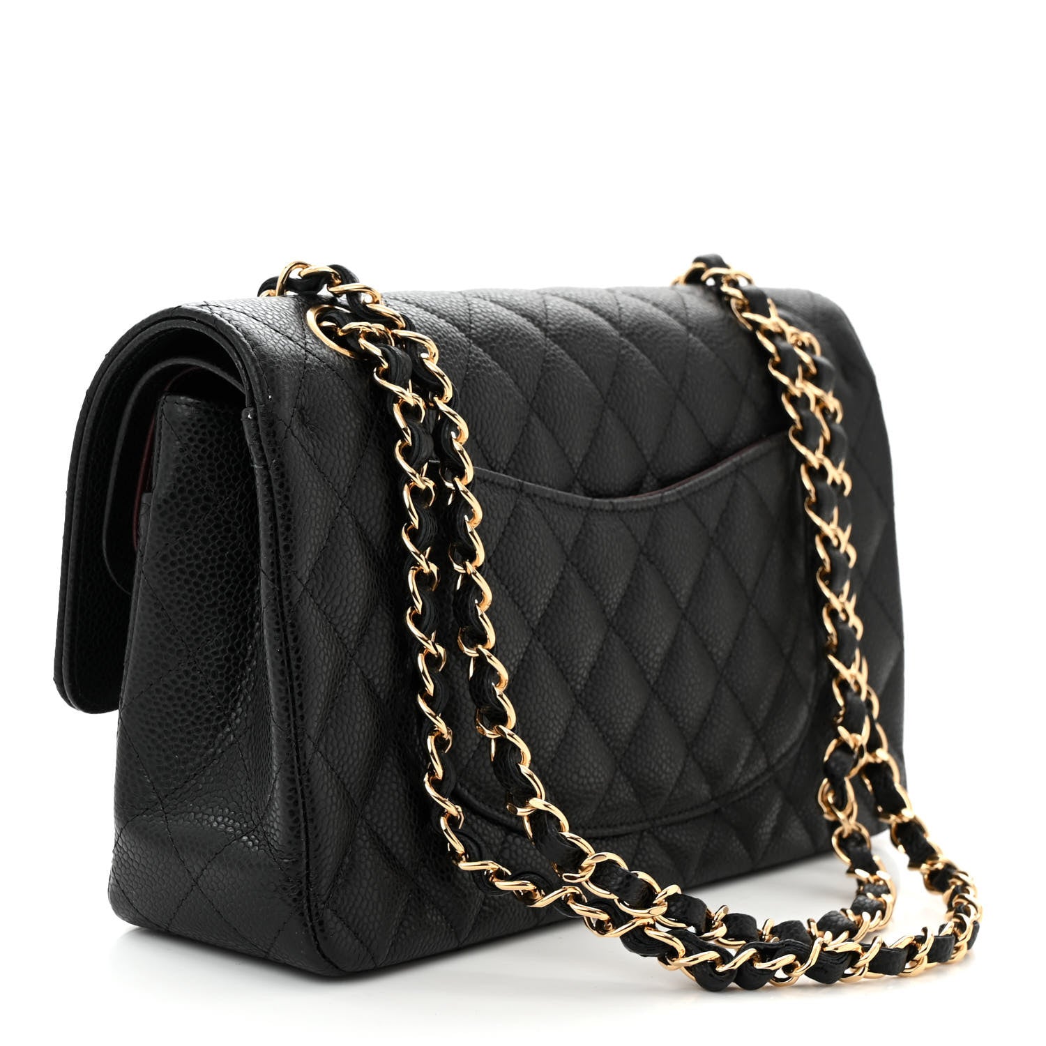 Chanel Caviar Quilted Medium Double Flap Black 3 of 11