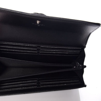 Chanel Caviar Quilted Boy Flap Wallet So Black 5 of 11