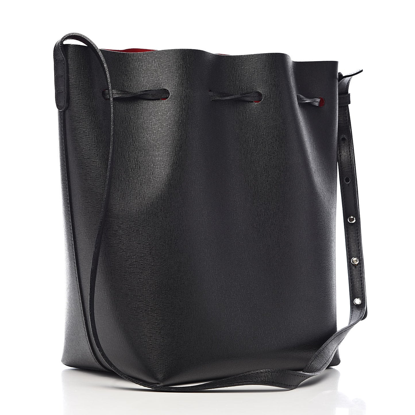 Saffiano Bucket Bag Black Flamma