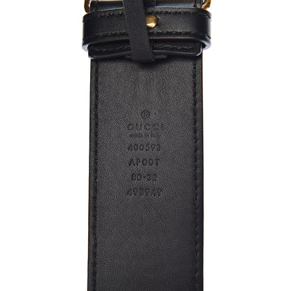 Gucci Calfskin Double G 40mm Belt 80 32 Black 4 of 7