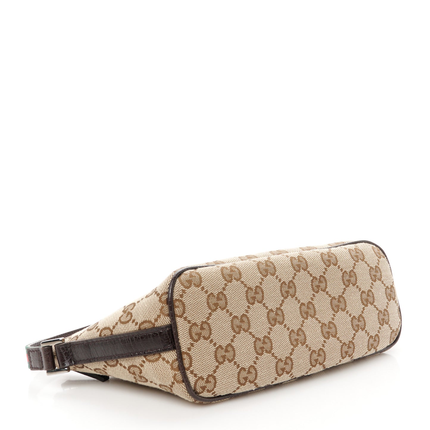 Monogram Web Boat Pochette Brown
