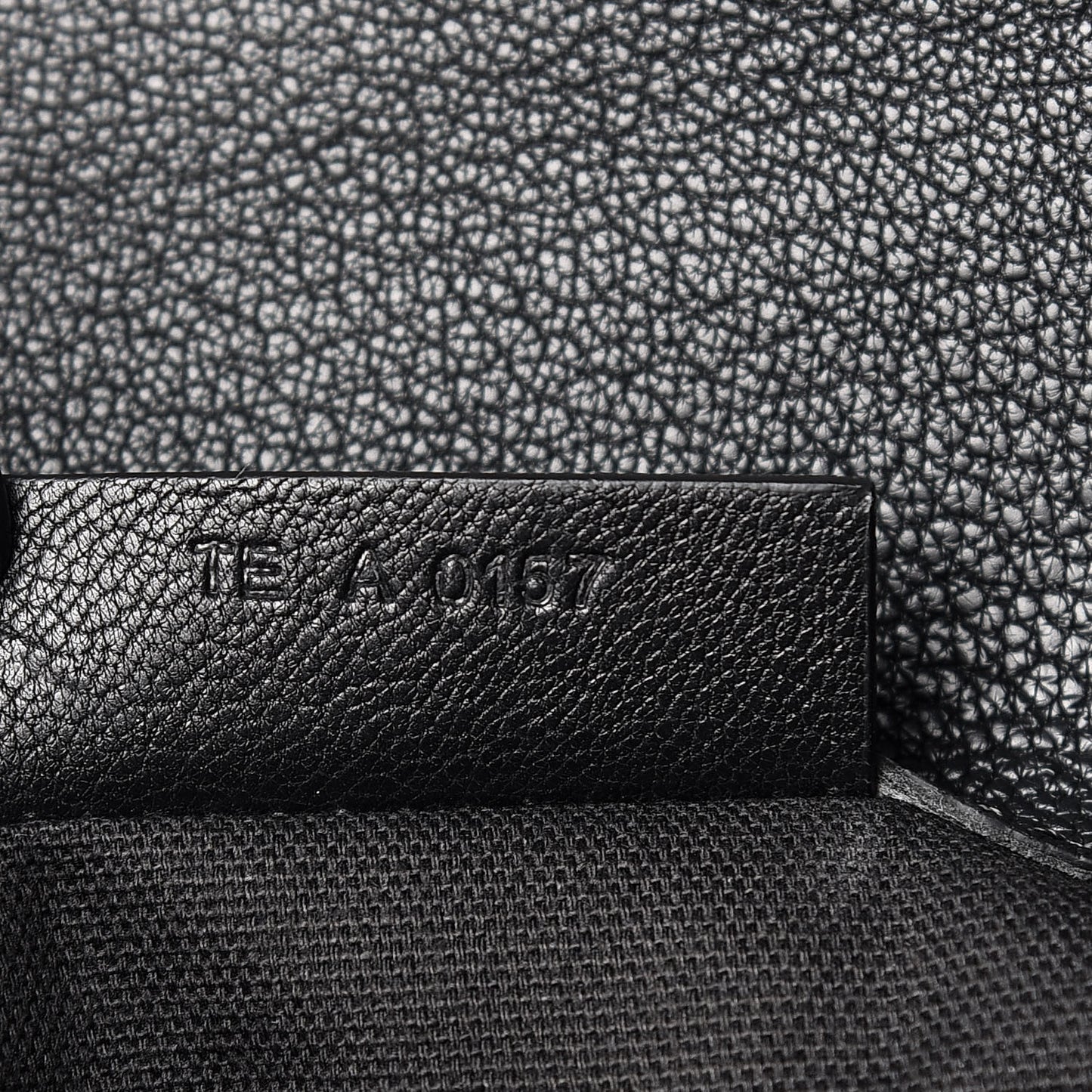 Sugar Goatskin Medium Antigona Envelope Clutch Black