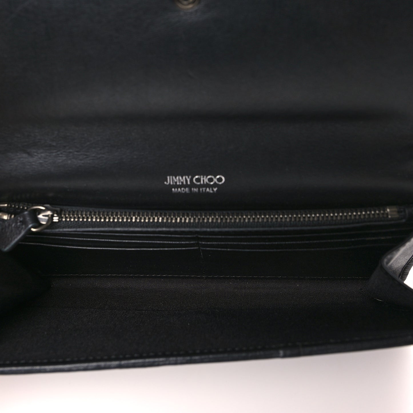 Glitter Milla Wallet on Chain Black Anthracite