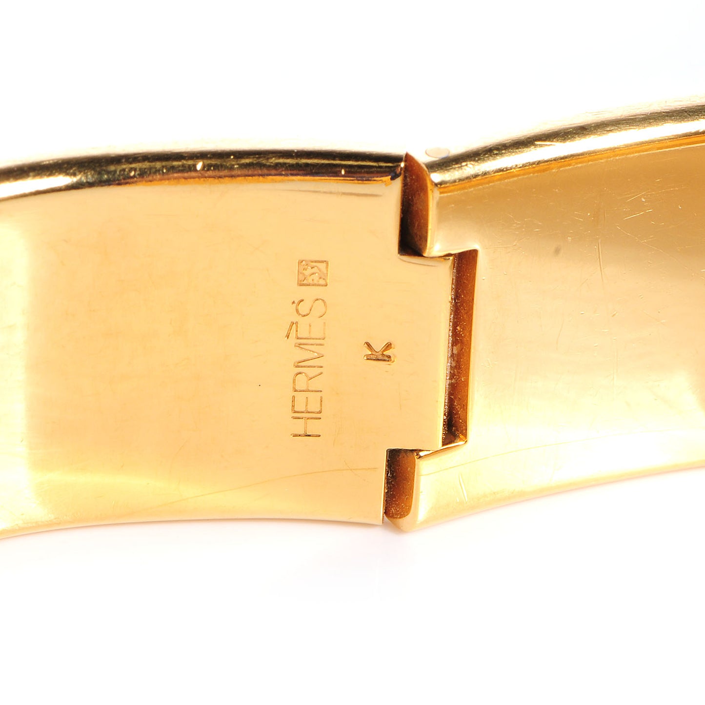 Enamel Clic Clac H Bracelet Wide GM Black