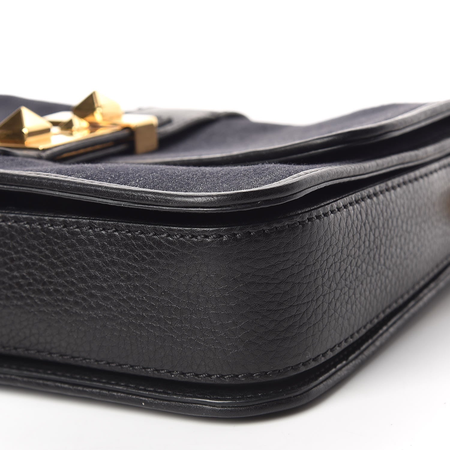 Valentino Garavani Denim B-Rockstud Flap Blue 7 of 9