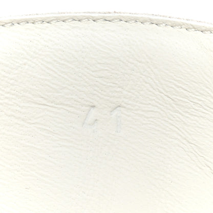 Hermes Calfskin Graff Print Mens District Sneakers 41 White Black 9 of 10