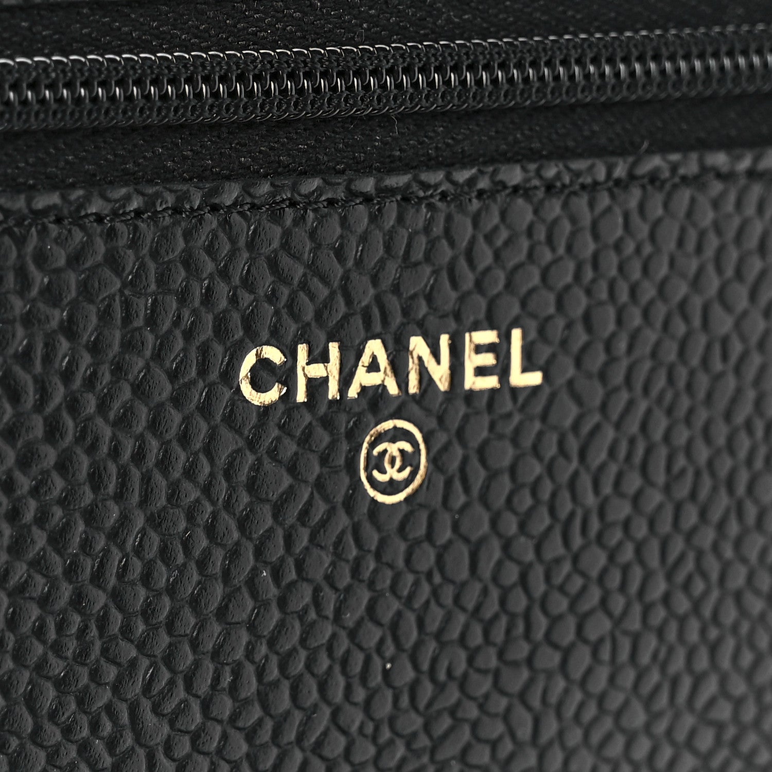 Chanel Caviar Quilted Wallet On Chain WOC Black 7 of 14