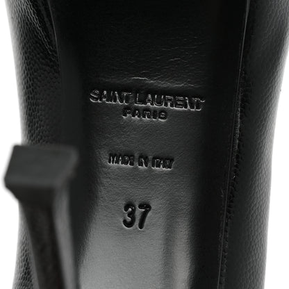 Saint Laurent Vernigolf Tribute Two 80 Platform Pumps 37 Black 6 of 8