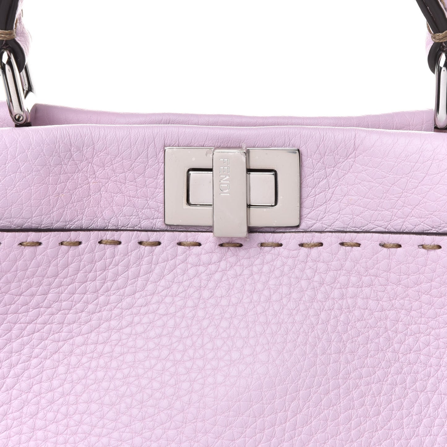 Cuoio Romano Selleria Mini Peekaboo Iconic Satchel Anemone