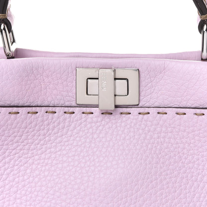 Fendi Cuoio Romano Selleria Mini Peekaboo Iconic Satchel Anemone 11 of 13