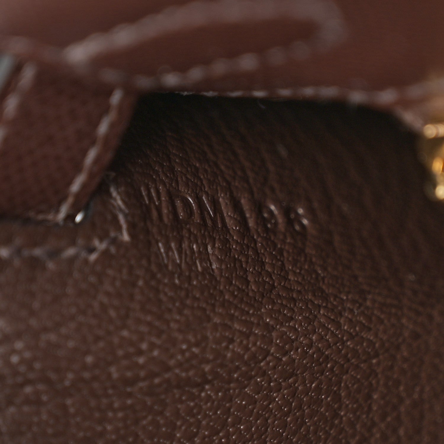 Hermes Madame Calfskin Kelly Sellier 25 Moka 7 of 11