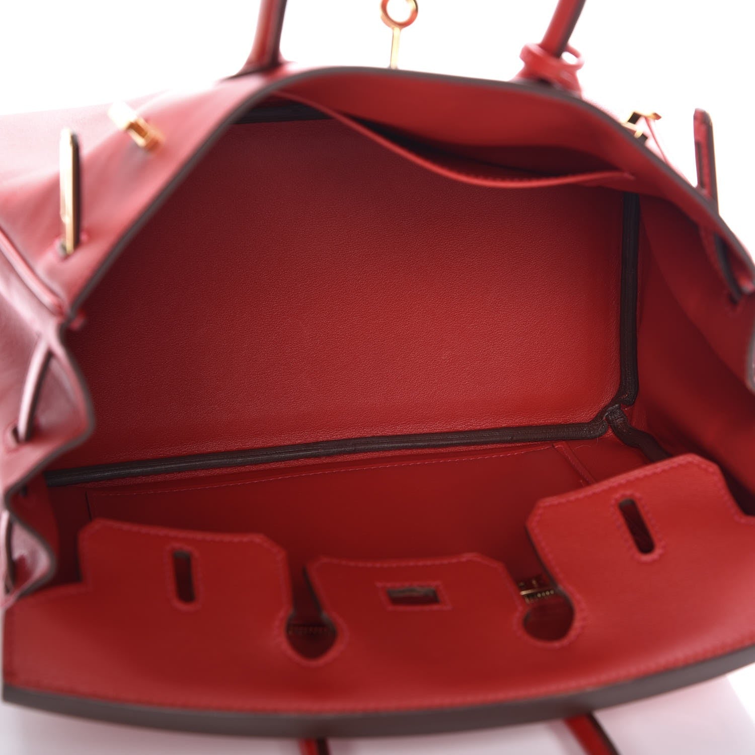 Hermes Swift Birkin 25 Vermillion 23 of 29