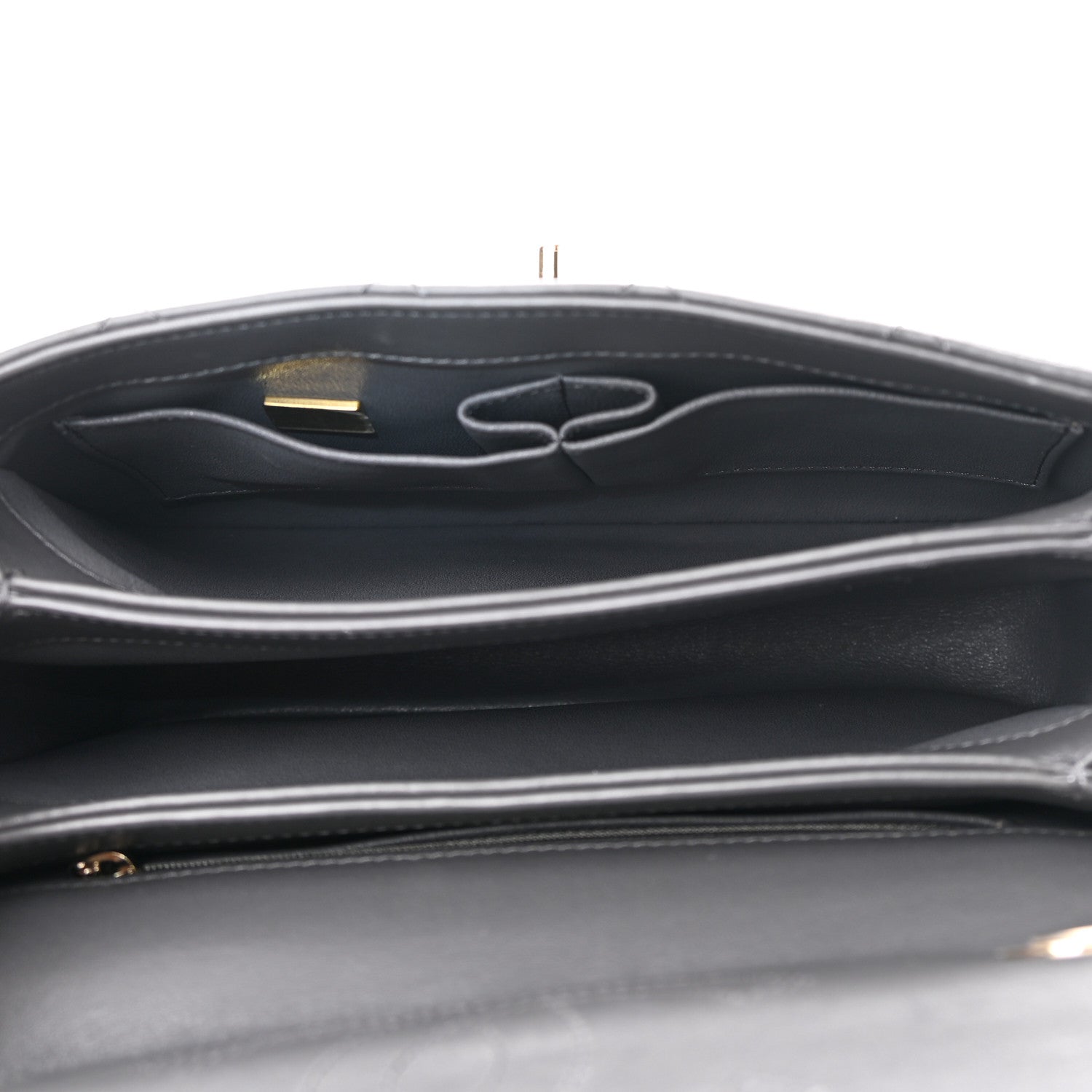 Chanel Lambskin Quilted Small Trendy CC Dual Handle Flap Bag Dark Grey 5 of 11