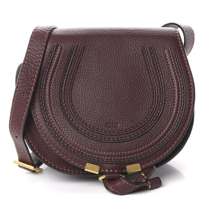 Chloe Calfskin Mini Marcie Round Crossbody Bag Dark Velvet 1 of 8