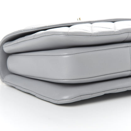 Chanel Lambskin Quilted Small Trendy CC Flap Dual Handle Bag Grey 9 of 11