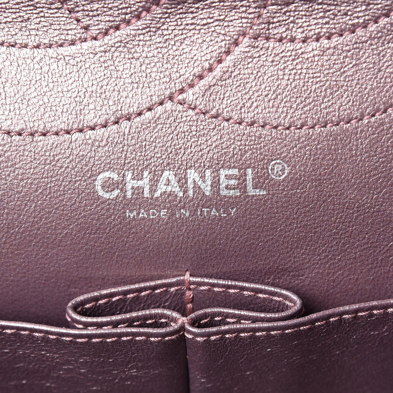 Chanel Metallic Aged Calfskin Quilted 2.55 Reissue 227 Flap Rose Fonce 6 of 10