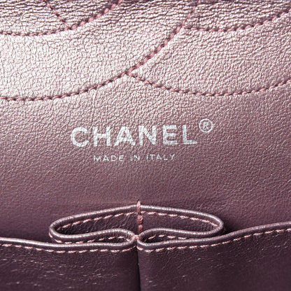 Chanel Metallic Aged Calfskin Quilted 2.55 Reissue 227 Flap Rose Fonce 6 of 10