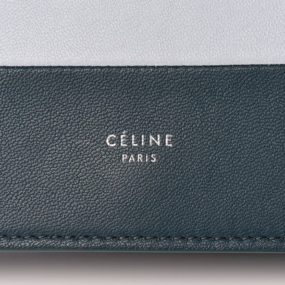Celine Smooth Lambskin Frame Evening Chain Clutch Mineral Dark Green 6 of 15