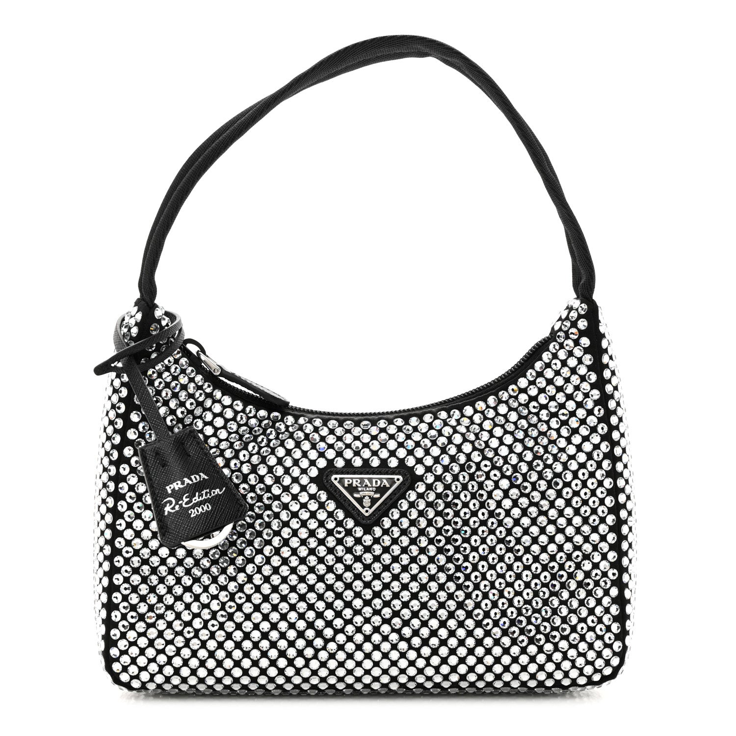 Prada Satin Crystal Mini Re-Edition 2000 Bag Cristal 1 of 10