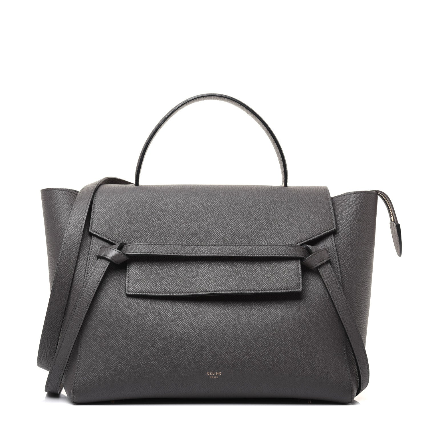 Celine Grained Calfskin Mini Belt Bag Grey 1 of 28