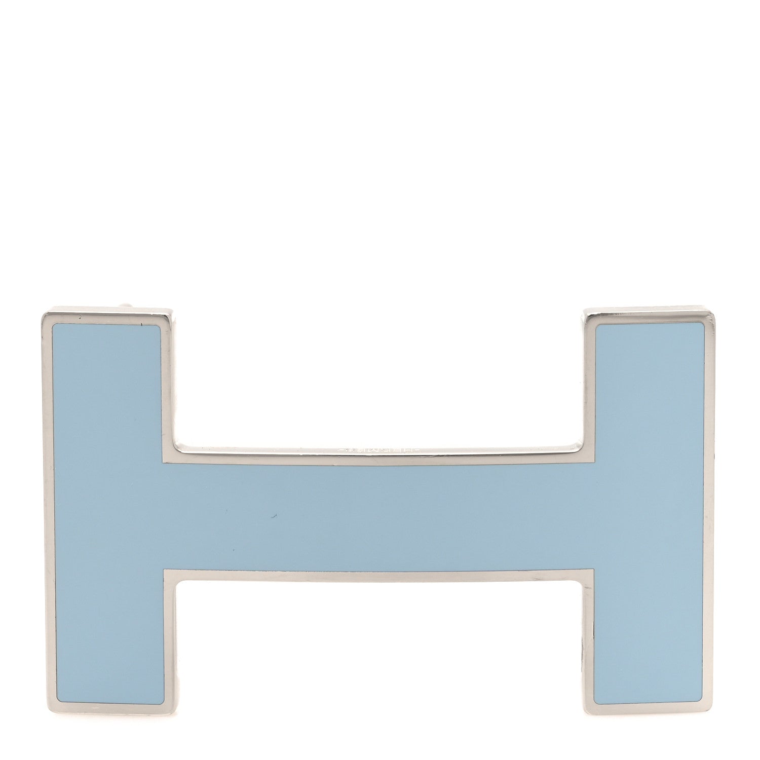 Hermes Enamel Quizz H Belt Buckle Bleu Polaire 1 of 3