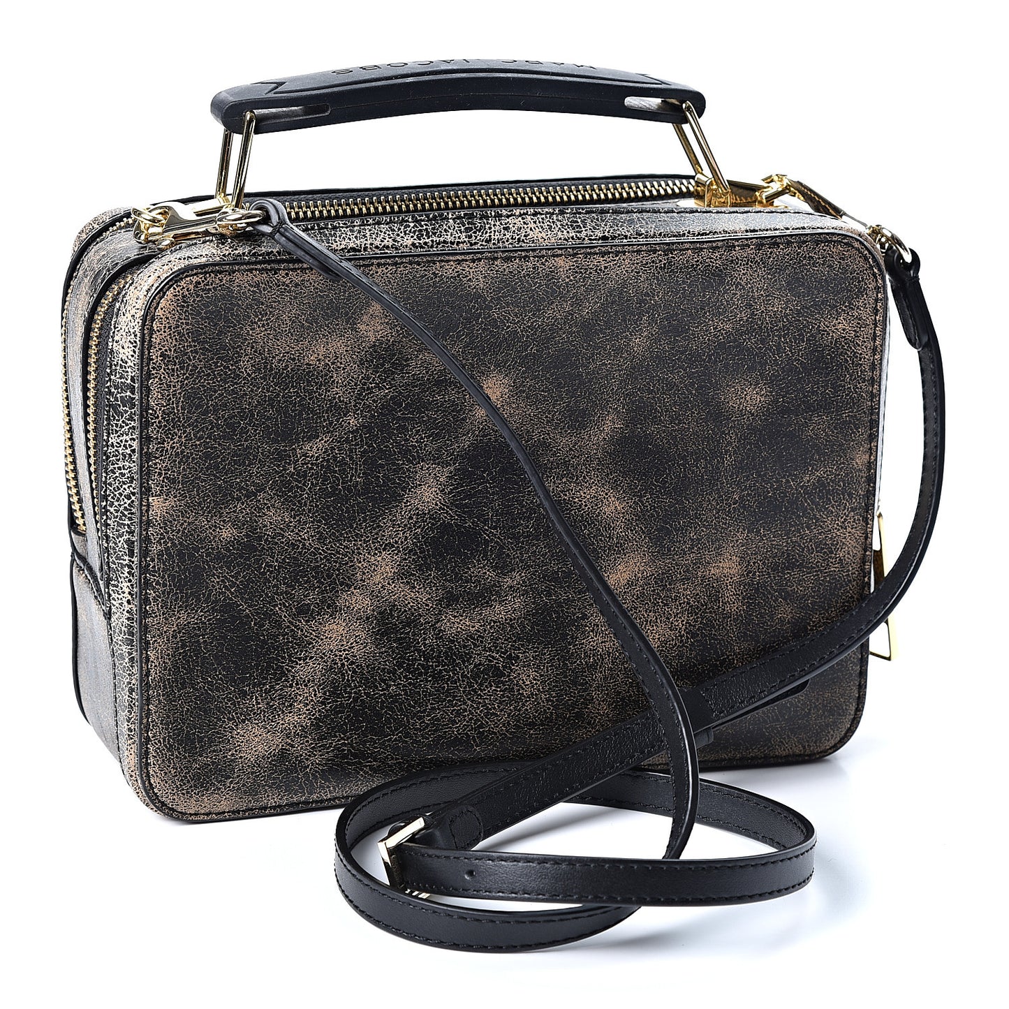 Calfskin The Box 20 Crossbody Black